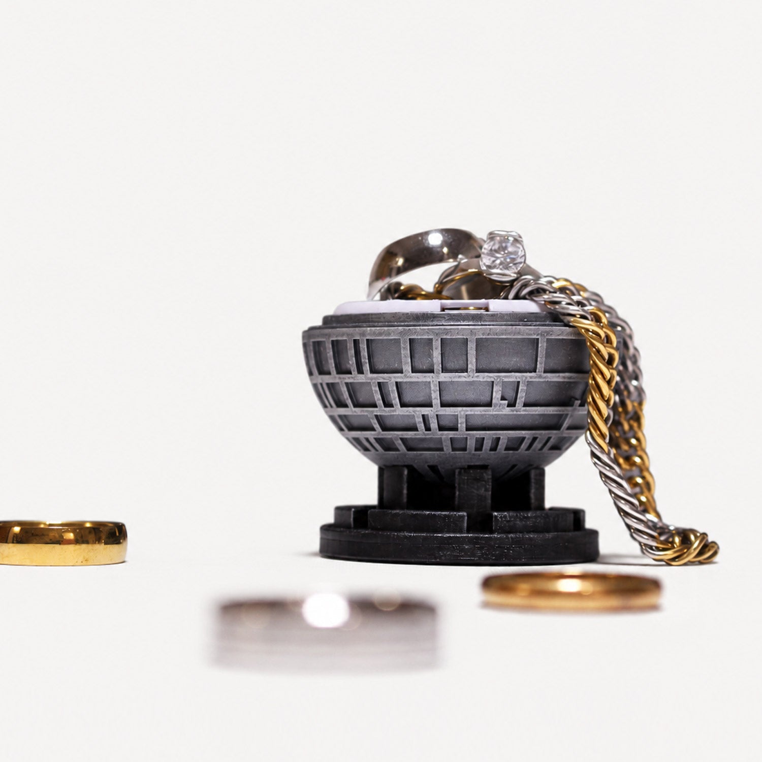 all-groups Black Star Ring Box with the interchangeable insert jewel case