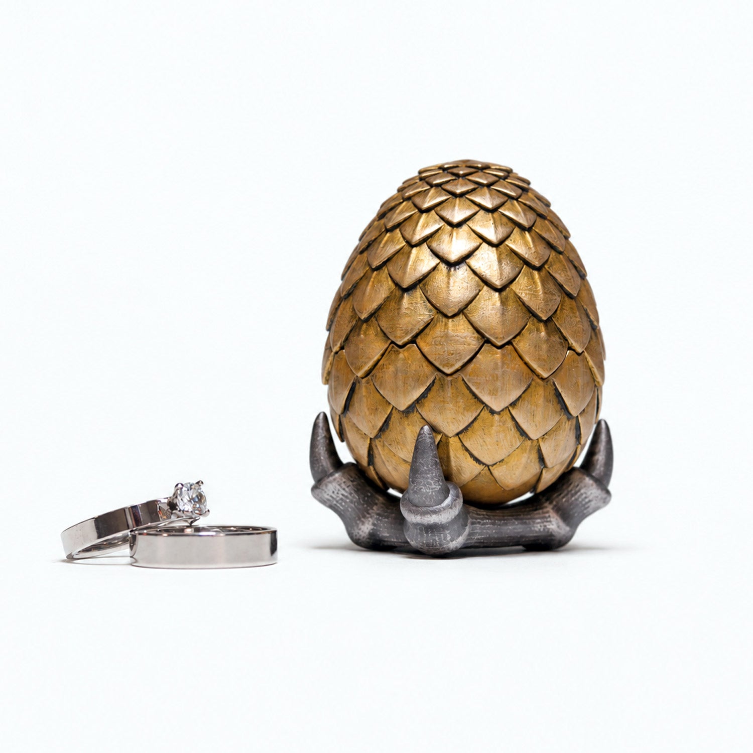 all-groups Front view of Dragon Egg Ring Box showing detailed design