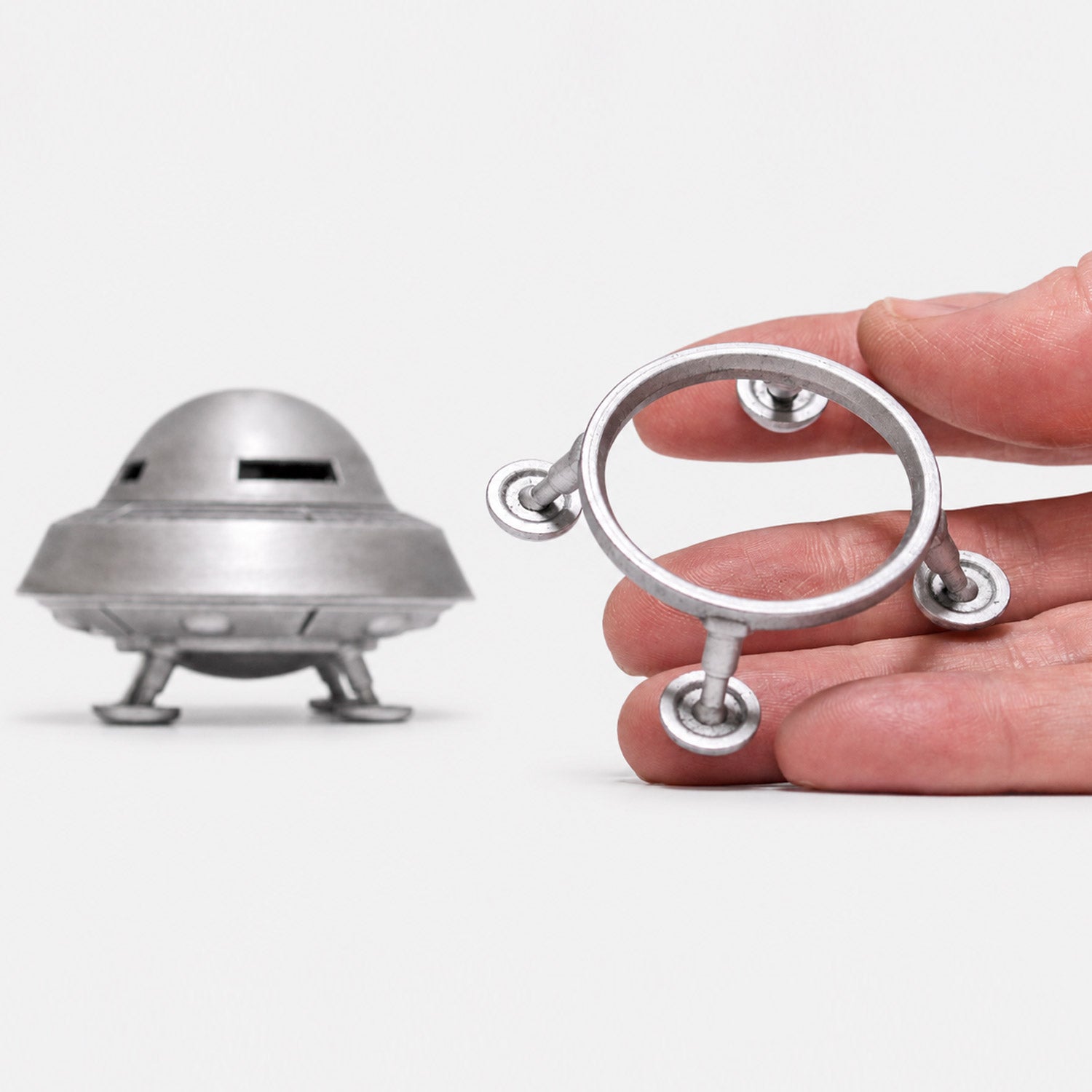 all-groups UFO Flying Saucer Ring Box exclusive custom stand