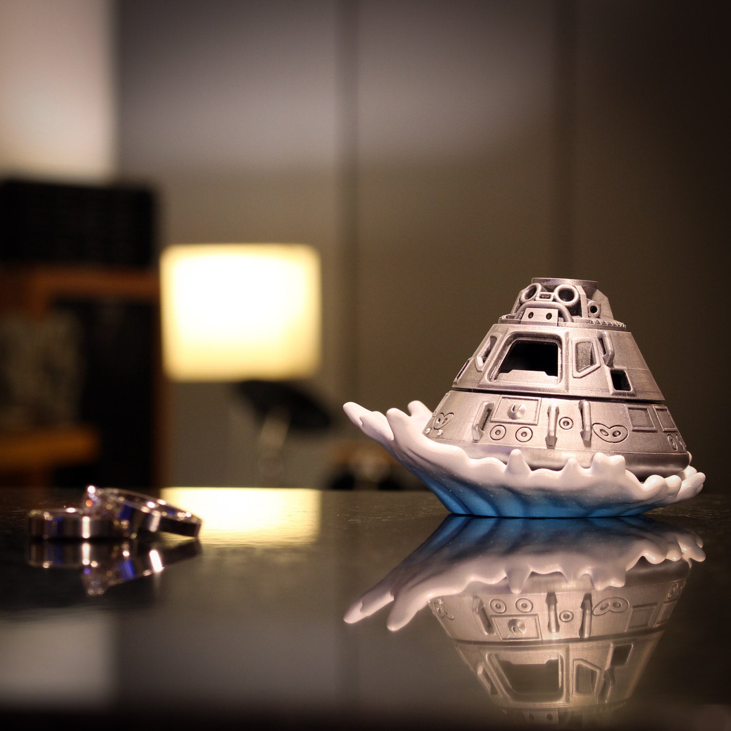 all-groups Front view of Apollo 11 Command Module Ring Box in Cinematic Scenario