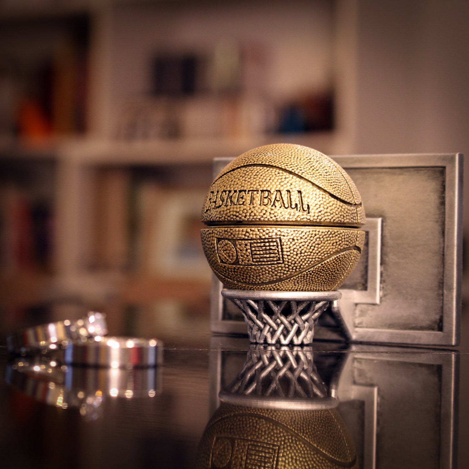 all-groups Front view of Basket Ball Ring Box in Cinematic Scenario