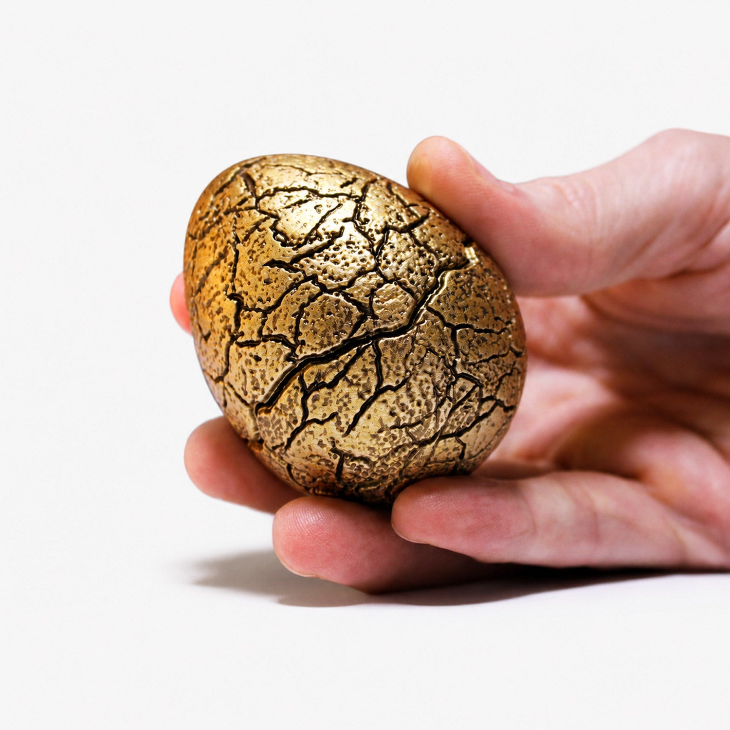 all-groups Side view of Dinosaur Egg Ring Box highlighting realistic details
