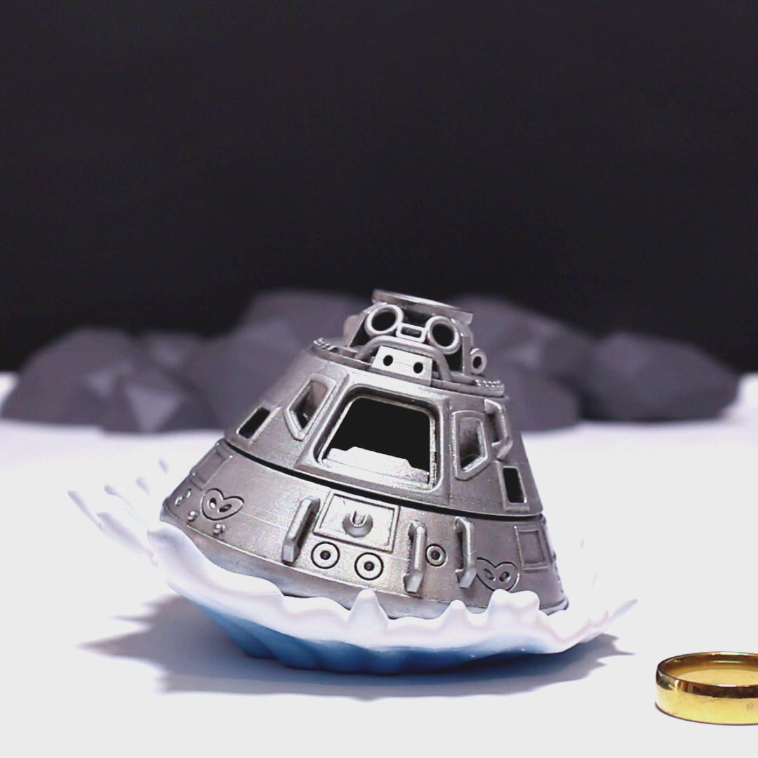all-groups Apollo 11 Command Module Ring Box overview video showing design and details