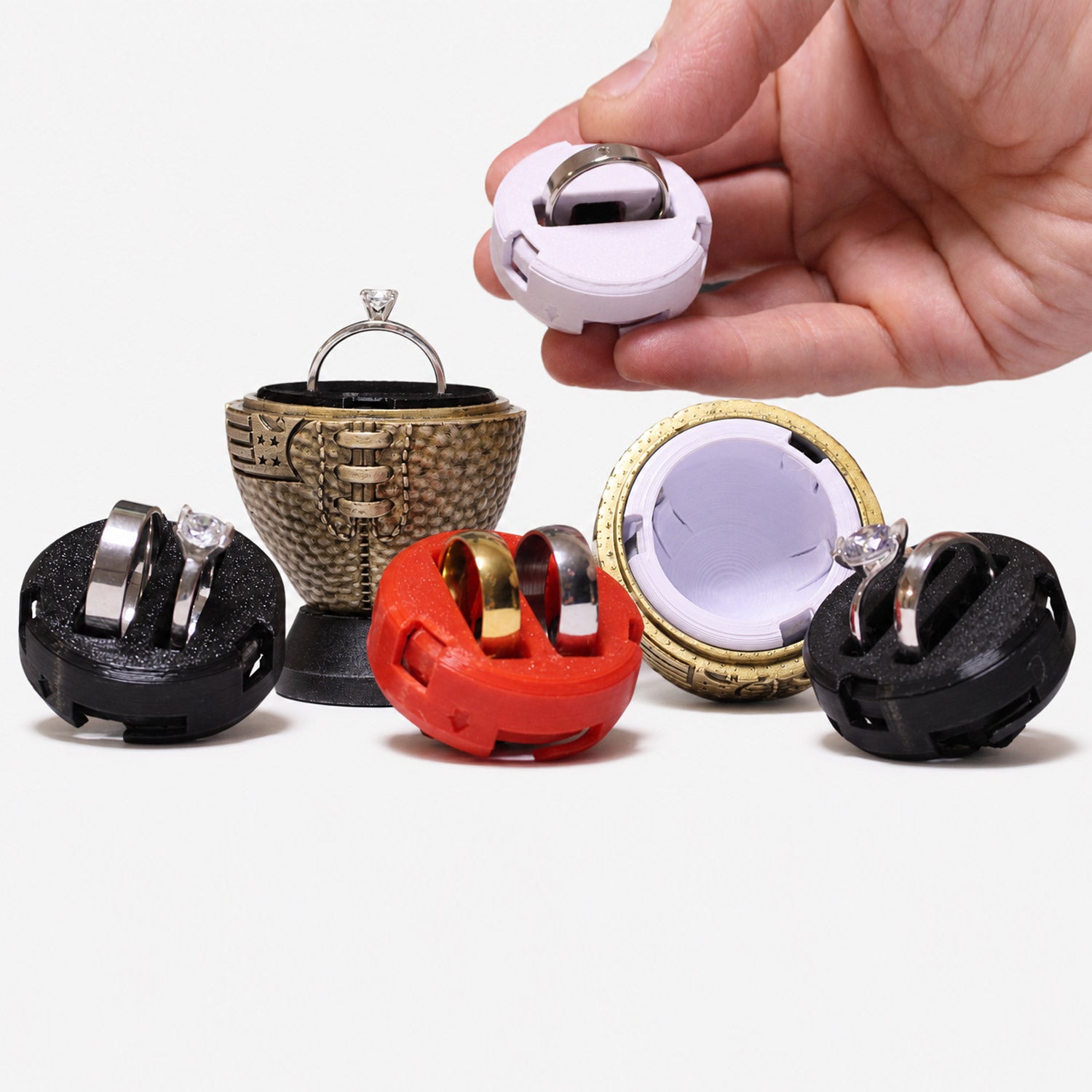 all-groups Urbano Rodriguez Ring Box all insert models available