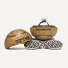 all-groups Tennis Ball Ring Box open with a single black insert